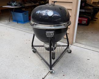 H114 - $750. Weber Summit Kamado E6 Charcoal Grill & Smoker. Gently used and stored in the garage when not in use.