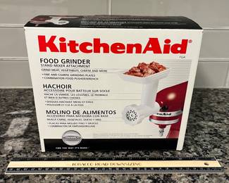 H93 - $40. KitchenAid Food Grinder attachment for stand mixer.