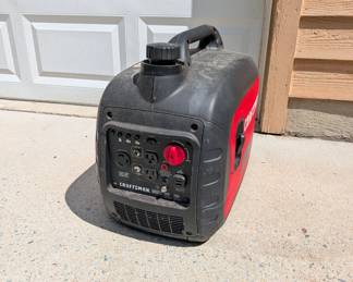 H141 - $200. Craftsman Generator. Model C0010030. Works - but the homeowner said it needs babying.