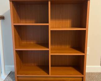 H60 - $50. Bookshelf. 2 Available. Shelves are adjustable. Both are in excellent condition. Each Measures 37” W x 13.5” D x 44” Tall.