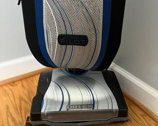H99 - $60. Oreck Platinum Pilot Upright Vacuum.