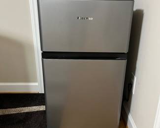 H81 - $60. Hisense 3.1-cu ft Mini Fridge with Freezer. Works Great! Very clean.