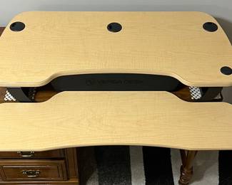 H83 - $100. VersaDesk Power Pro Electric Standing Desk. Measures 36” Wide. Raises up to 20” high.
