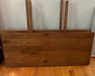 H53 - $350. Dining Table - Solid Wood. Sturdy, Very good condition! Measures 72“ W x 44” D x 30” Tall. Has 2 - 18” Leaves.
