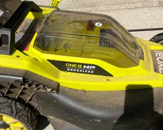 H138 - $150. One + Brushless Mower. Includes 2 batteries & 1 charger.