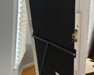 H28 - $60. Full Length Floor Mirror with Floor Stand - or you can wall mount. Measures 21” W x 62” Tall.