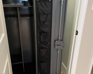 H78 - $125. Cabela’s 18 Gun Cabinet. Key only. Not a fire/water safe. Measures 21“ W x 18” x 55” Tall.