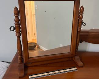 H27 - $30. Table Mirror. Measures 17” W x 18” Tall.