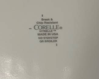 H97 - $60. 21 Piece Corning Corelle Chutney Fruit Swirl Set.