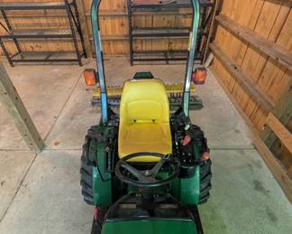 T1 - $9,500. John Deere 4100. 272 Hours. Starts right up. Includes bucket, gravel rake and PTO driven chipper. Tractor is Cash or Bank Check - OR you pay the 3% card fee that we normally cover.