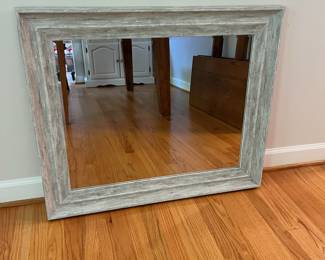 H55 - $25. Wall Mirror. Measures 35” W x 29” Tall.