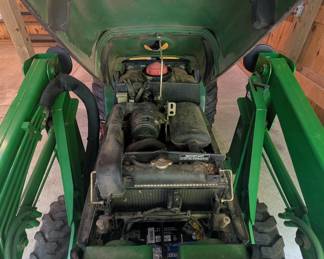 T1 - $9,500. John Deere 4100. 272 Hours. Starts right up. Includes bucket, gravel rake and PTO driven chipper. Tractor is Cash or Bank Check - OR you pay the 3% card fee that we normally cover.