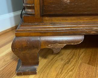 H30 - $125. Tall Chest of Drawers. Measures 34” W x 21”D x 47” Tall. All drawers slide.