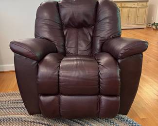 H3 - $550. La-Z-Boy Maverick Rocking Power Recliner with Headrest. Excellent Condition. Measures 38” W x 40” D x floor to seat 19.5 x floor to back 39” Tall.