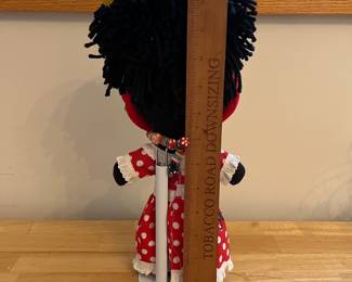 H123 - $65. Jamie Hayes Signed "Nora Mae" Big Lips Doll. New Orleans Doll Co. Measures 12.5" Tall.