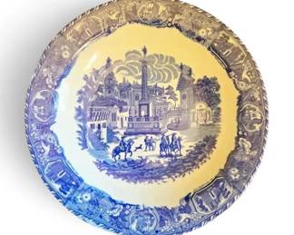 Victoria Ware Blue White Ironstone 17.5 Platter