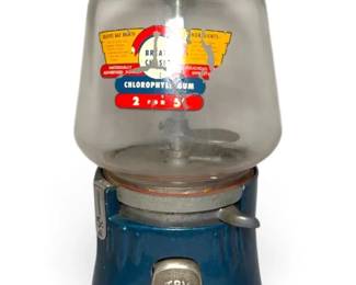 Vintage Silver King 5 Breath Chaser Chlorophyll Gum Machine