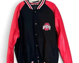 Steve Barrys Faux Leather Ohio State Jacket XL