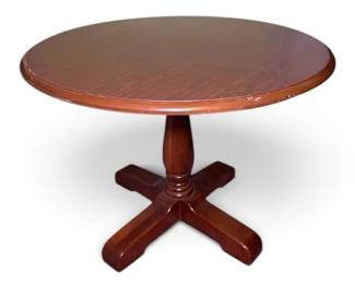 Round Wood Table