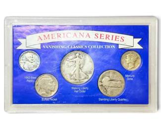 American Series Vanishing Classic Coins Walking Liberty, Standing Liberty, Mercury Dime, More