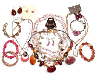 Pink Amber Toned Jewelry, Lauren Conrad, Chicos, More