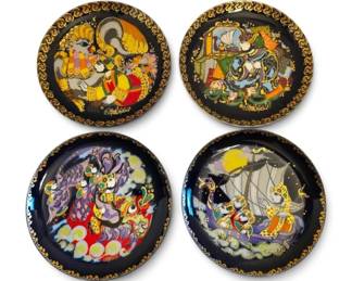 Rosenthal StudioLine 6.5 Sinbad der Seefahrer Plates By Bjorn Winblad With Original Boxes