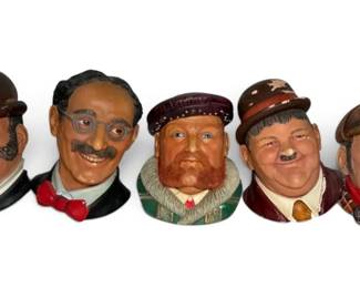 Historical Literary Figures Ceramic Heads