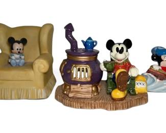 Mickey Mouse Ceramic Statues