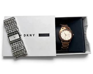 DKNY Silver Rose GoldToned Watches