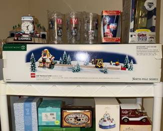Department 56 Lego Warehouse Forklift Animated Christmas Village 