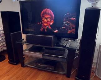 Pioneer 50in plasma tv tested working w remote