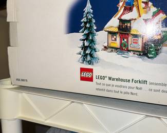 Department 56 Lego Warehouse Forklift Animated Christmas Village 