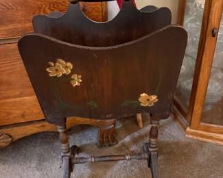 Antique Magazine Rack