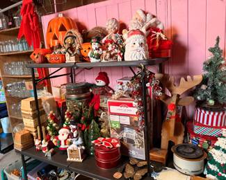 Vintage Christmas and Halloween Decor