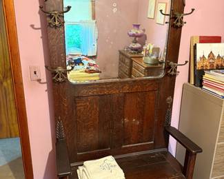 Antique Hall Tree