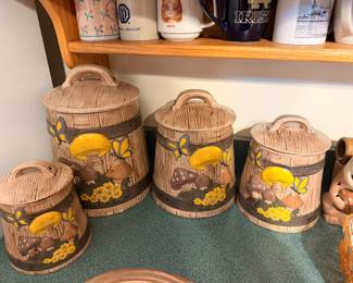 Mushroom Canister Set