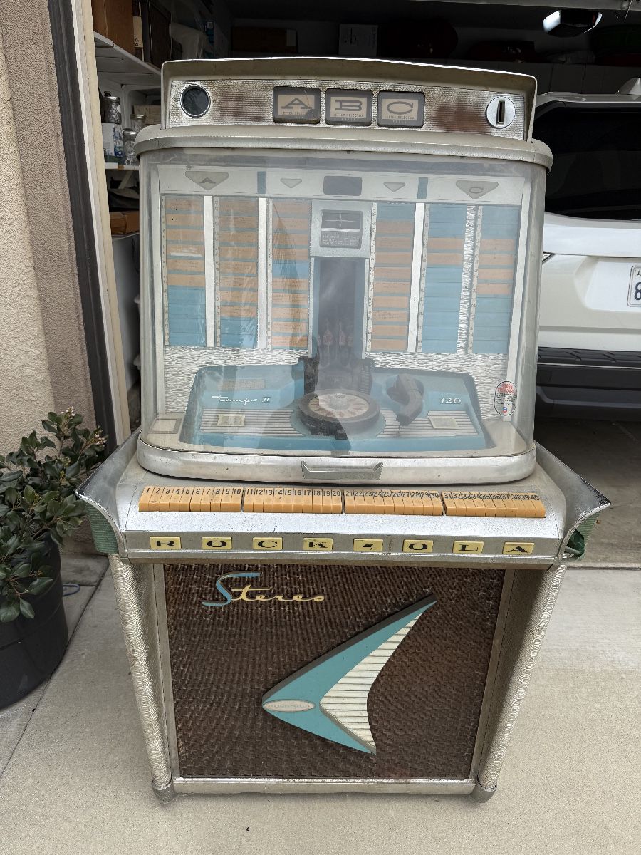 Vintage 1960 Rock-Ola 1478 Tempo II Jukebox – Complete