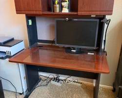 Computer Desk with Hutch & Storage