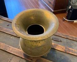 Vintage Union Pacific Railroad Brass Spittoon