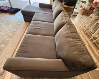 Living Spaces 9.5 feet long, 5 feet wide.