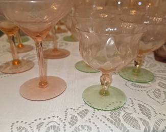 Depression Glass.Watermelon