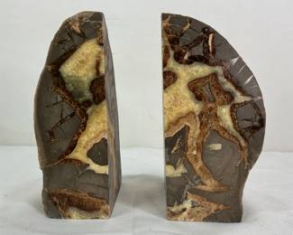 Septarian Nodule Bookends