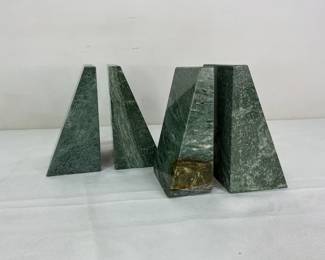 Marble Bookends