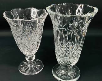 Waterford Crystal Starburst & Mikasa Vases