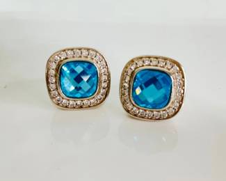 David Yurman-Style Petite Albion Stud Earrings
