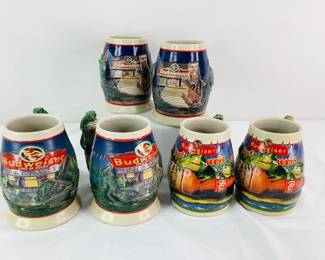 Budweiser Reptile Steins