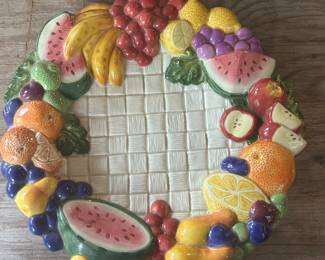Ceramic mixed fruit plate