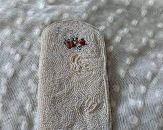 Vintage beaded purse pouch