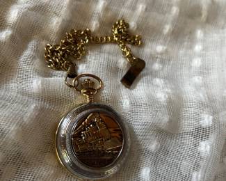 Train pocket watch
