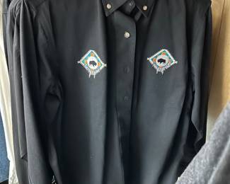 Native American button up